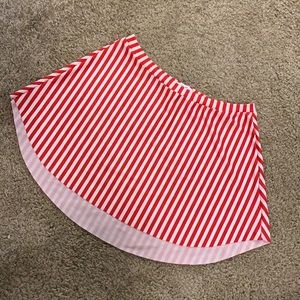 Red/White Eleve Skirt - M/L